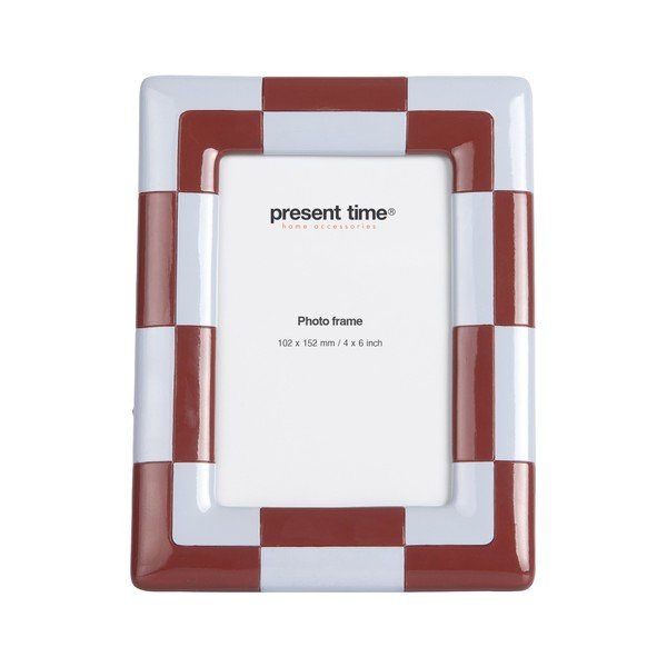 Бордо/светлосиня рамка от полирезин 16x21 cm Firenze – PT LIVING