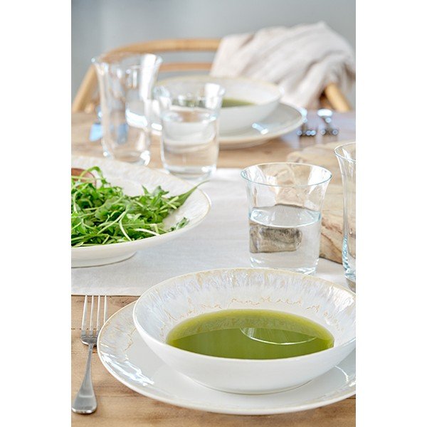 Бяла каменна дълбока чиния ø 21,5 cm Taormina – Casafina-image-1