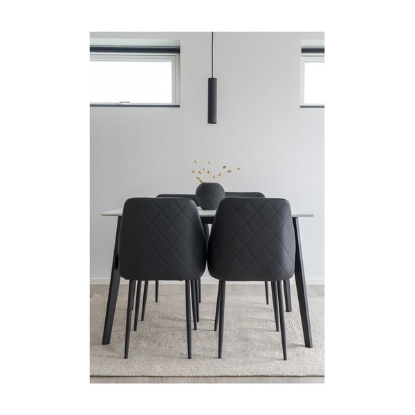 Черно висящо осветително тяло ø 6 cm Paris – House Nordic-image-3