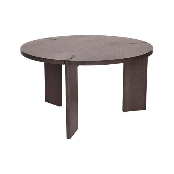 Кръгла масичка за кафе от масивен ясен в тъмно естествен цвят ø 65 cm Oy – OYOY Living Design