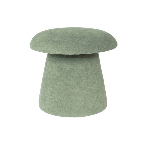 Сива кадифена табуретка Mushroom – Leitmotiv-image-2
