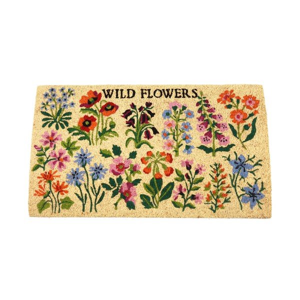 Килимче от кокосови влакна , 43 x 73 cm Wild Flowers - Rex London