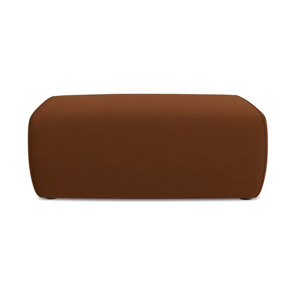 Теракотена кадифена табуретка Kapua – Makamii