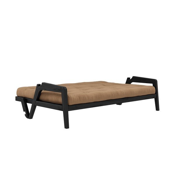 Кафяв разтегателен диван 204 cm Grab - Karup Design-image-4