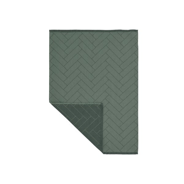 Зелена памучна кухненска кърпа , 50 x 70 cm Tiles - Södahl-image-3