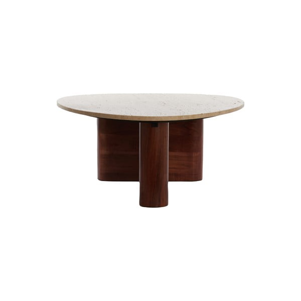 Кафява масичка за кафе 72x90 cm Mahelona – Light & Living-image-2