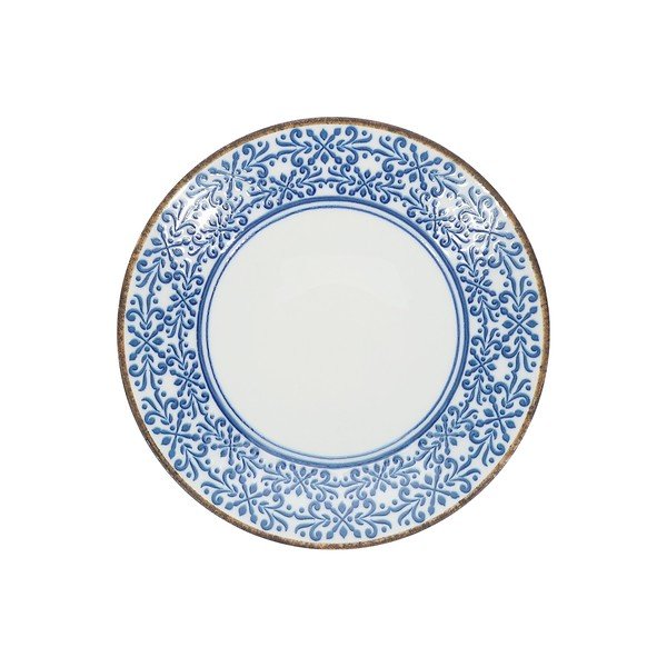 Бяла/синя порцеланова купа ø 25,5 cm Azul – BonBistro-image-4