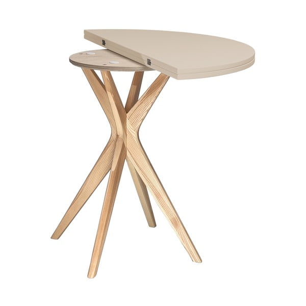 Кръгла сгъваема трапезна маса 45x90 cm Jubi – Ragaba-image-3