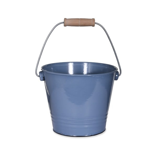 Modrý smaltovaný košík na mycí prostředky Garden Trading Utility Bucket Dorset