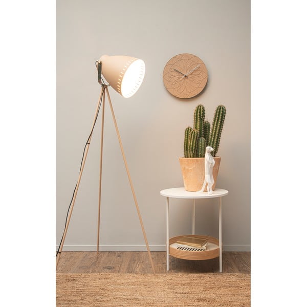 Подова лампа в пясъчнокафяво със сребърни детайли Mingle - Leitmotiv-image-1