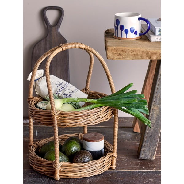 Бяло-сини глинени чаши в комплект от 3 бр. 450 ml Linora – Bloomingville-image-3