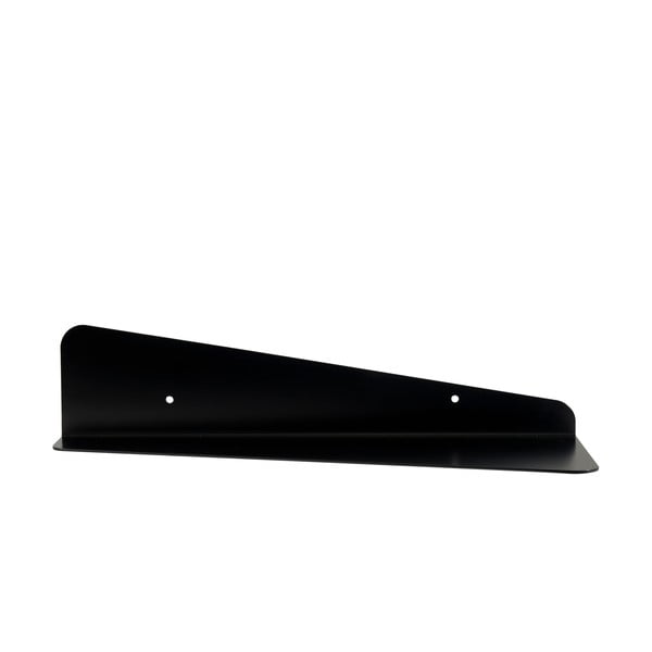 Nástěnná kovová police Gie El 45 cm, černá