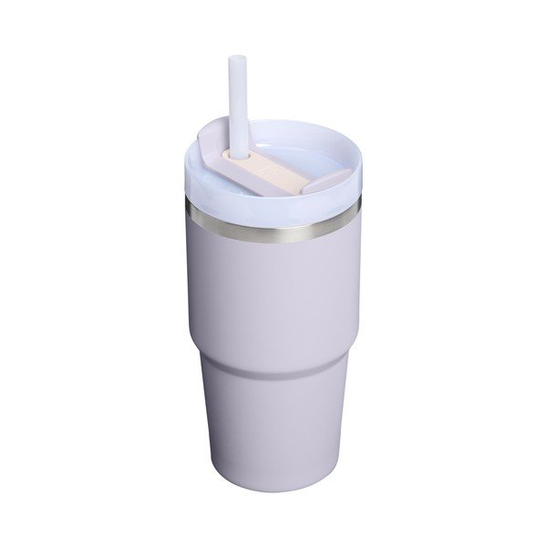 Термос със сламка от неръждаема стомана в цвят лавандула 600 ml Quencher H2.O FlowState™ Tumbler Purple Dust – Stanley-image-2