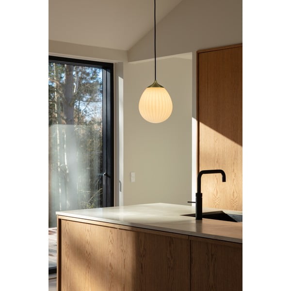 Бялo-златен абажур ø 21 cm Around the World Mini – UMAGE-image-1