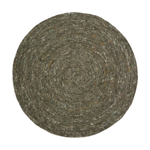 Детски килим в цвят каки ø 140 cm Neethu Olive – Nattiot