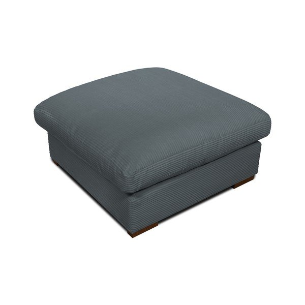 Табуретка от сив велур Comfy - Scandic-image-3