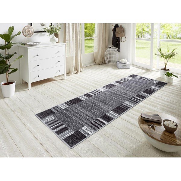 Сива/бежова пътека 200x67 cm Border - Hanse Home-image-1