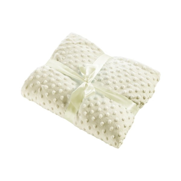 Бежово бебешко одеяло Little Dots, 80 x 110 cm - Tanuki