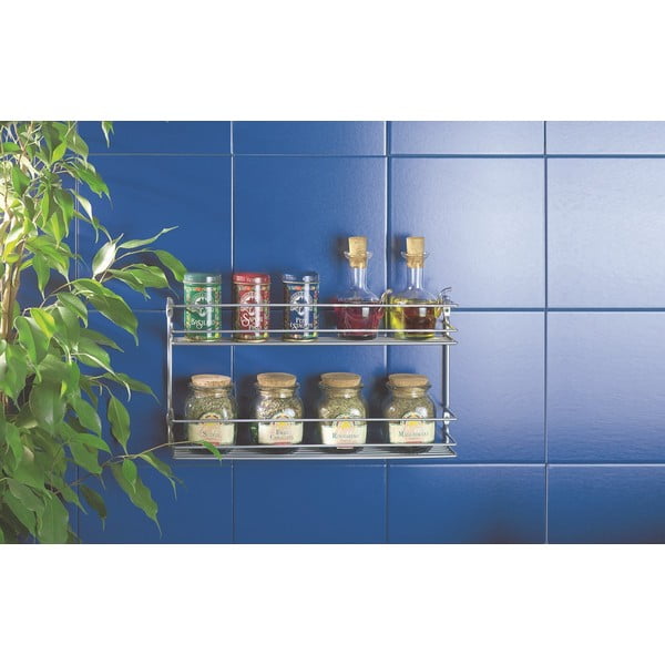 Стенен стоманен органайзер за подправки Pepito – Metaltex-image-1