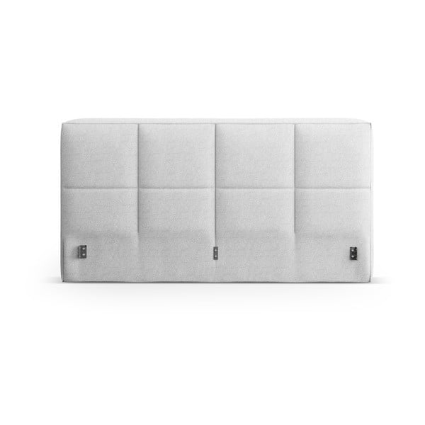 Светлосива тапицирана табла за легло 249x100 cm Darren – Micadoni -image-2
