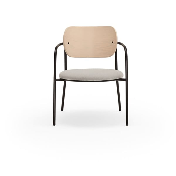 Светлосив трапезен стол в декор от пепел Eclipse - Teulat-image-2