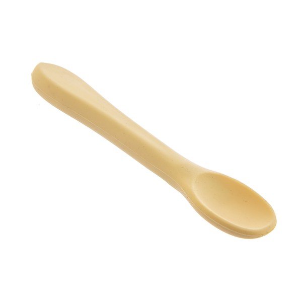 Жълта детска лъжичка от силикон – Orion-image-2