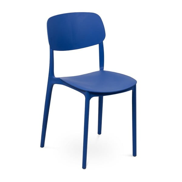 Син пластмасов градински стол Hébé – Bonami Essentials