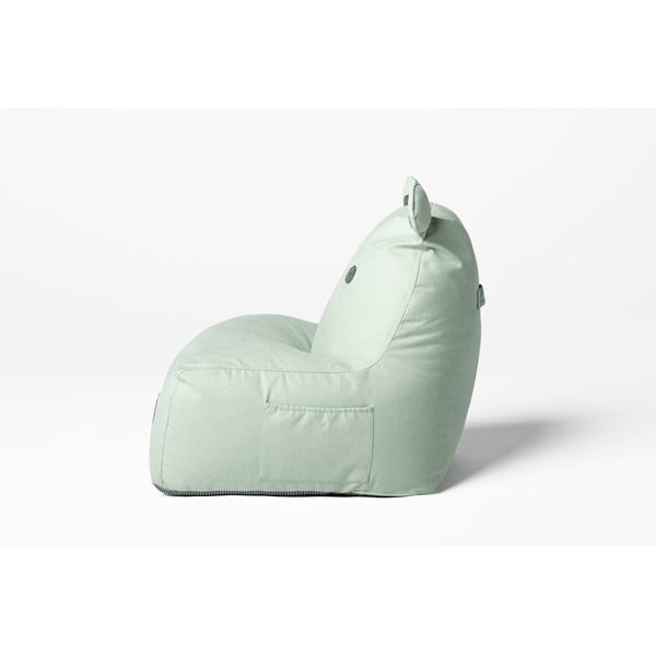 Детски пуф в цвят мента Hippo – The Brooklyn Kids-image-2