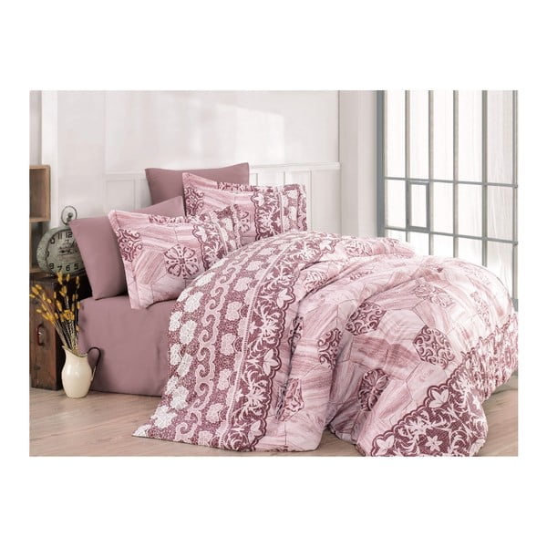 Комплект чаршафи за единично легло Deluxe Satin Alin от памук, 160 x 220 cm - Mijolnir