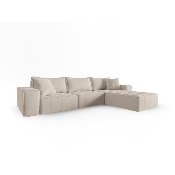 Бежов ъглов диван (десен ъгъл) Mike - Micadoni Home-image-2