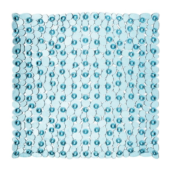 Синя постелка за баня Pebble, 54 x 54 cm - Premier Housewares