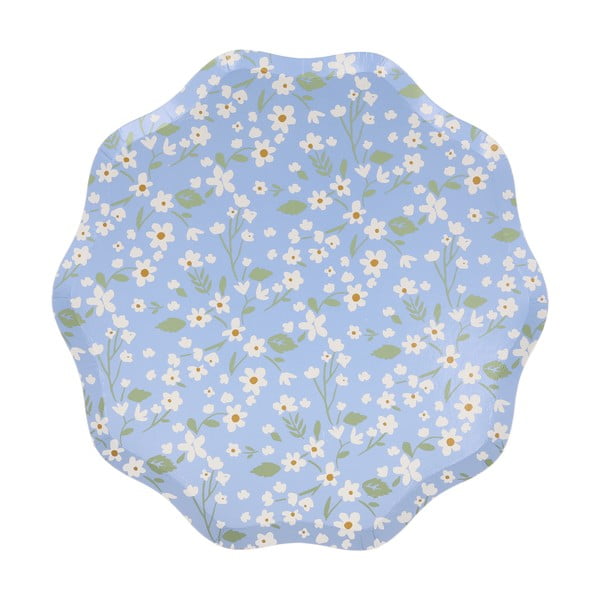 Хартиени чинийки за еднократна употреба в комплект 12 бр. Ditsy – Meri Meri-image-4