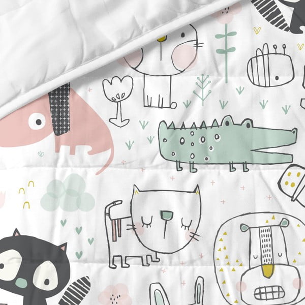 Памучна бебешка покривка за легло 130x100 cm Best buddies - Moshi Moshi-image-2