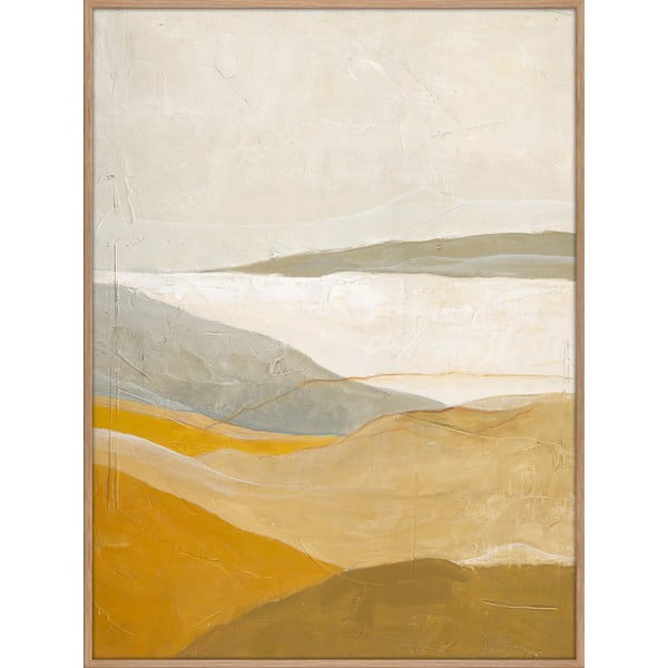 Ръчно рисувана картина 90x120 cm Yellow Field    – Malerifabrikken