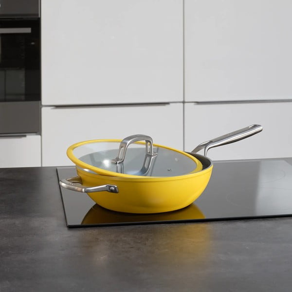 Уок тиган с капак/с керамично покритие ø 28 cm Meda 3.0 – FABINI-image-1