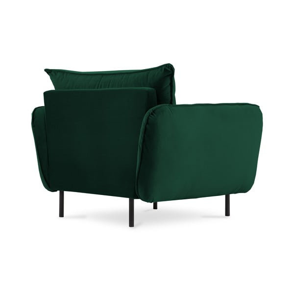 Тъмнозелено кадифено кресло Vienna - Cosmopolitan Design-image-3