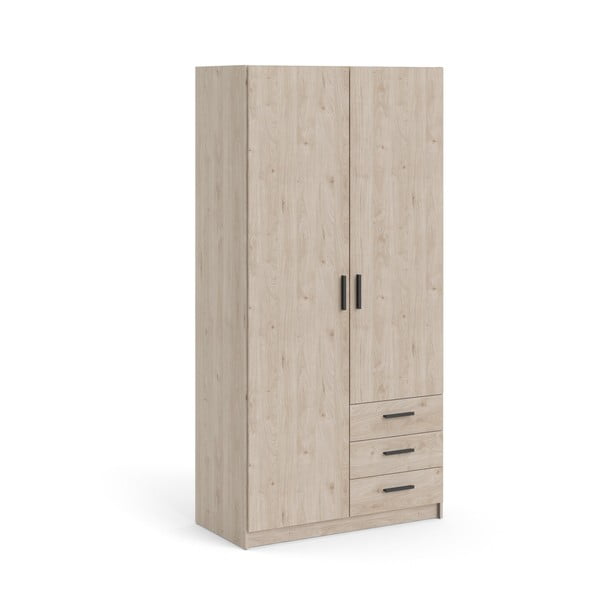 Гардероб от декор от дъб  естествен 99x200 cm Sprint – Tvilum-image-3