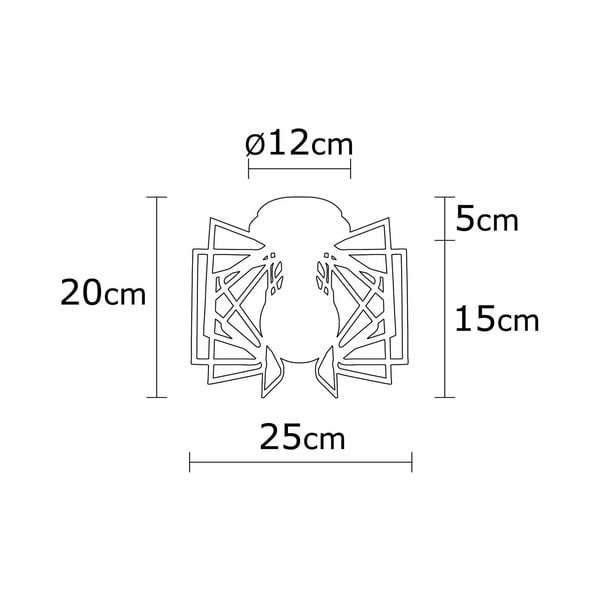 Черно осветително тяло за таван с метален абажур ø 26 cm Nemrut – Opviq lights-image-2