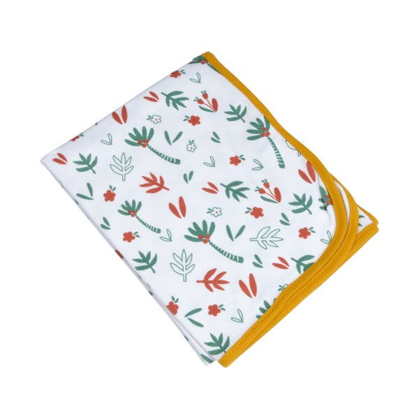 Бяло памучно бебешко одеяло 75x75 cm Savannah – Bébé Douceur