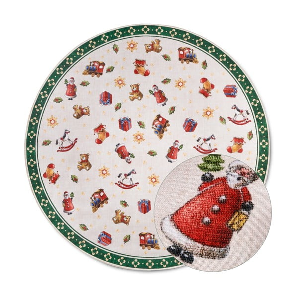 Зелен кръгъл килим с коледен мотив ø 150 cm Green Christmas – Villeroy&Boch