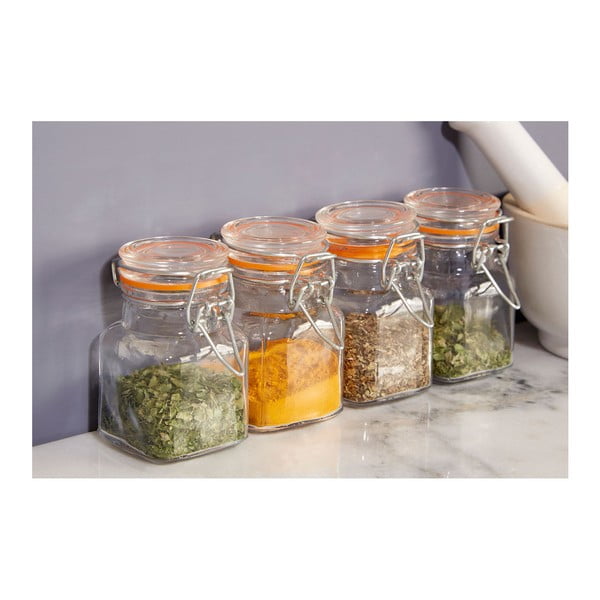 Комплект от 4 стъклени съда за подправки , 90 ml - Premier Housewares-image-3