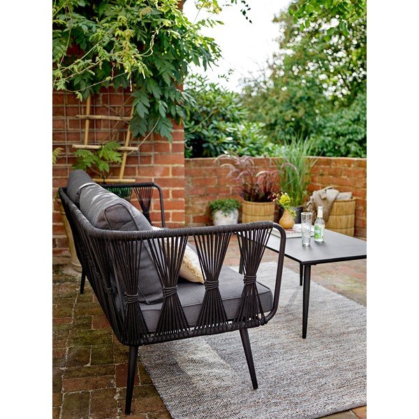 Сив килим 140x200 cm Peretti – Bloomingville-image-1