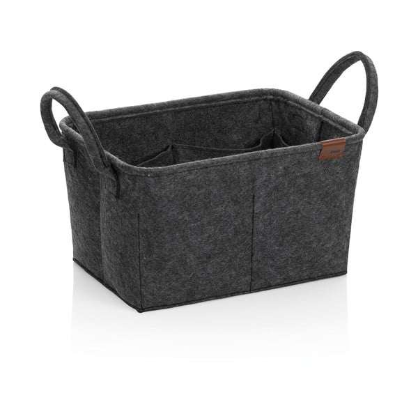 Тъмно сива кошница за съхранение , 35 x 25 cm Fay - Kela