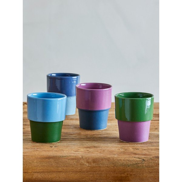 Глинени чаши в комплект 4 бр. за капучино 150 ml Ewan – Bloomingville-image-1