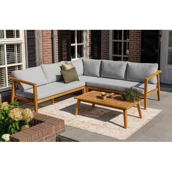 Градински комплект от тиково дърво Lucca - Exotan-image-1