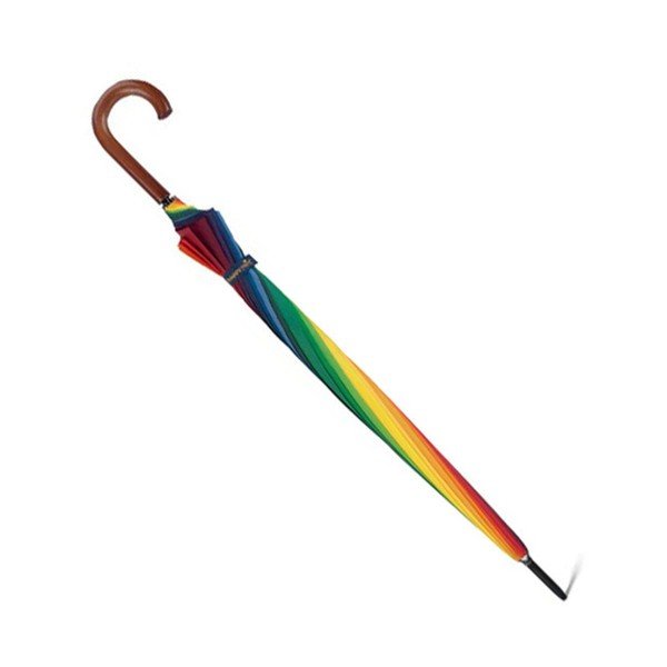 Barevný holový deštník Ambiance Rainbow, ⌀ 130 cm-image-1