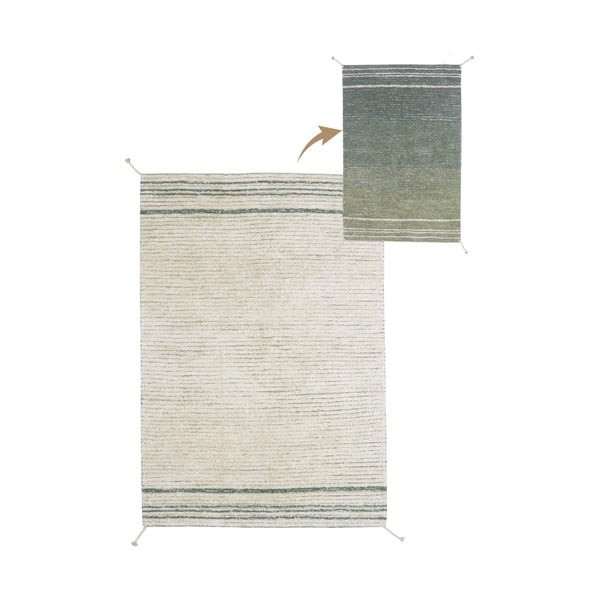 Зелен и син памучен килим 170x240 cm Twin Vintage – Lorena Canals-image-3