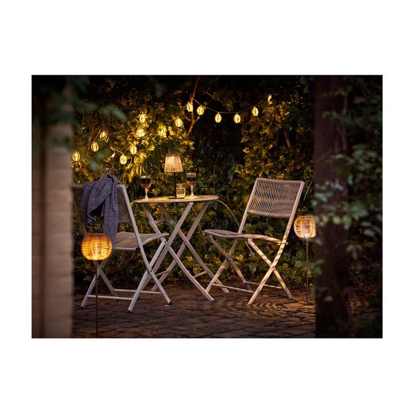 LED настолно/преносимо външно осветително тяло със соларен панел ø 14 cm Salford – House Nordic-image-4