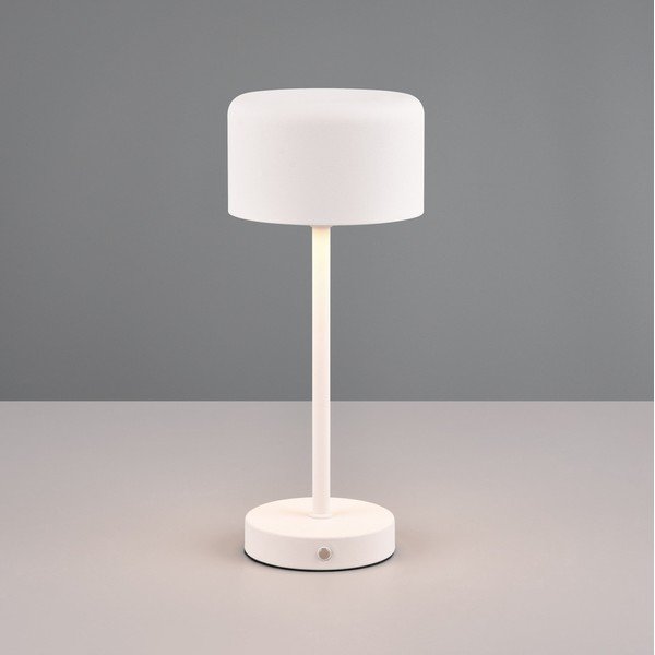 Бяла LED настолна лампа с възможност за димиране (височина 30 cm) Jeff - Reality-image-1