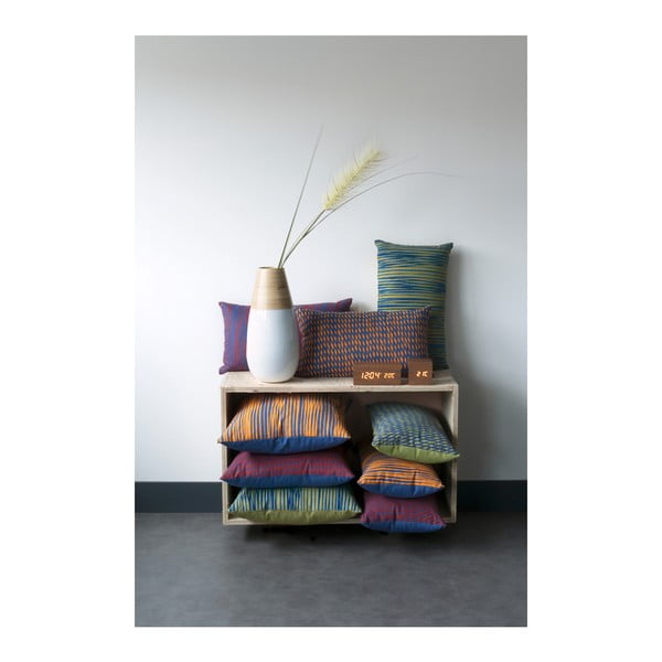 Будилник с дървен декор , 21 x 9 cm Tube - Karlsson-image-3